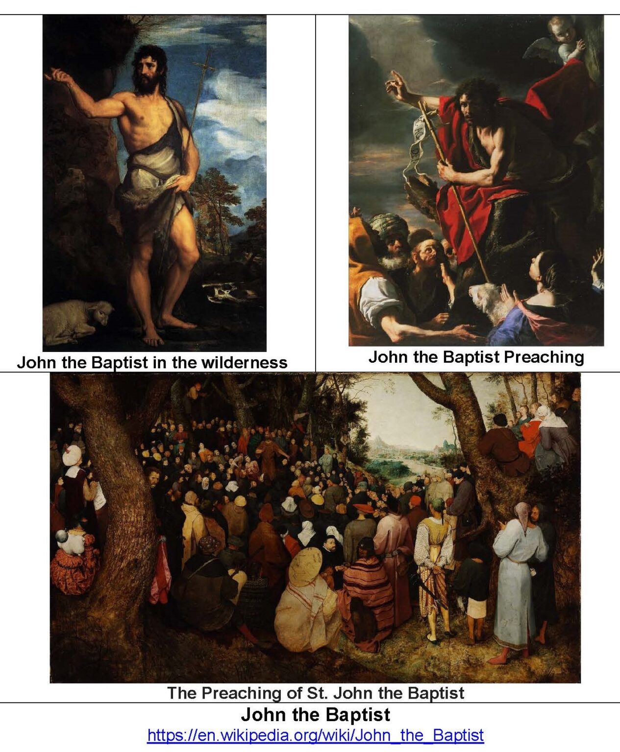 John the Baptist, Repent - Baptism – Seachord